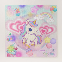 PUZZLE かわいいピンクのゆるふわユニコーン♡