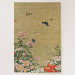 PUZZLE 動 植 綵(1)芍 薬・,