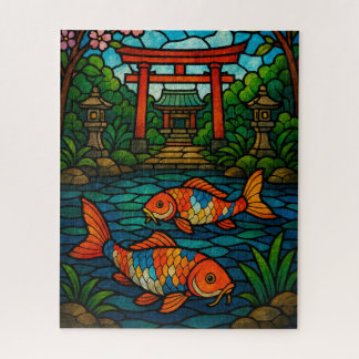 PUZZLE 鯉の泳ぐ池