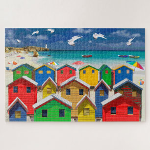 Puzzle 1000 Piece Beach Hut Jigsaw