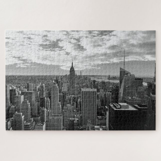 Puzzle 1000 Pieza Skyline de la ciudad de Nueva York (Horizontal)