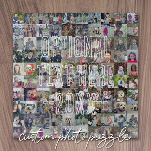 Puzzle 100 Collages de fotos - Nivel de imagen Personaliz