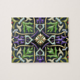 Puzzle [100] Cruz celta [Oro con esmalte negro]