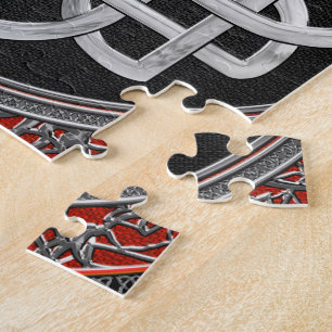 Puzzle [100] Cruz de nudo sagrado de plata celta