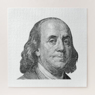 Puzzle 100 dólares, Benjamin Franklin