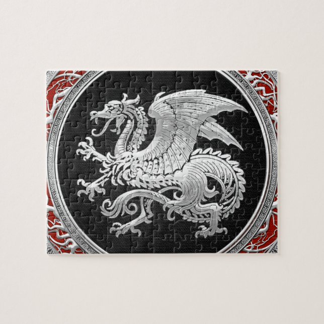 Puzzle [100] Dragón islandés, Landvttir [Silver] (Horizontal)