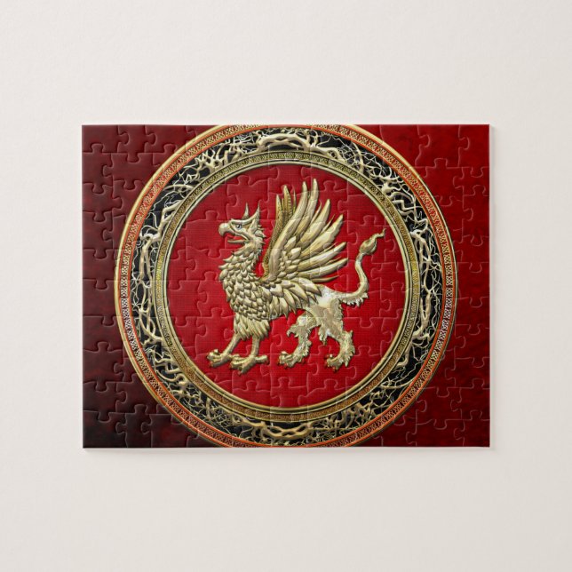 Puzzle [100] Griffin de oro sagrado (Horizontal)