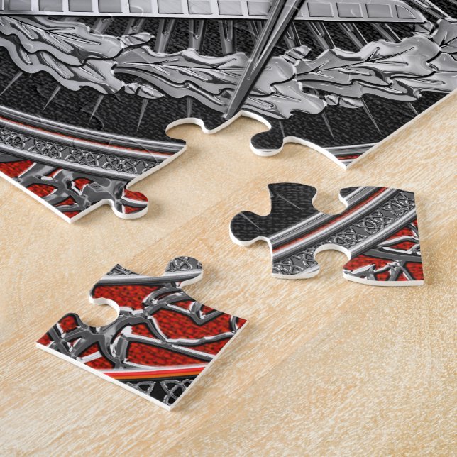 Puzzle [100] Master Mason - Silver Square & Compass (Lado)