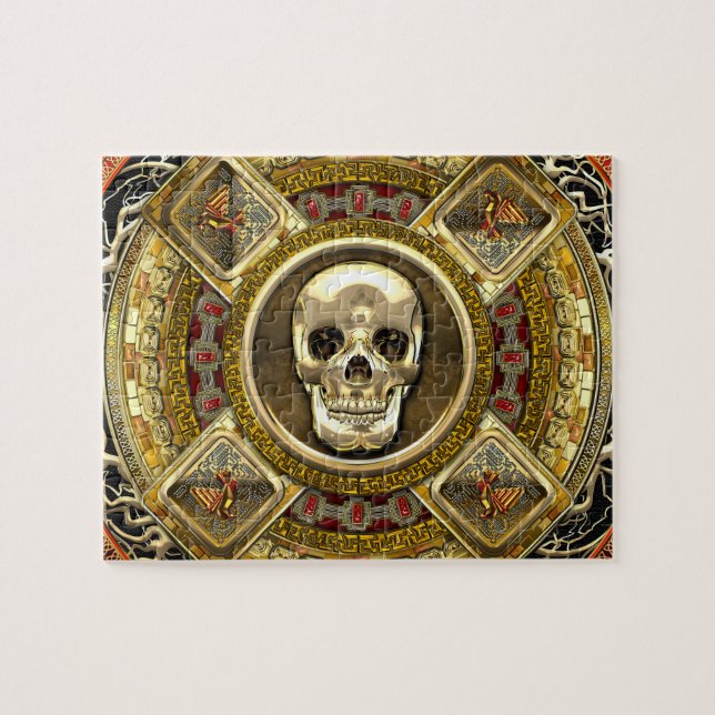 Puzzle [100] Mictlantecuhtli - dios azteca de la muerte (Horizontal)