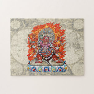 Puzzle [100] Thangka tibetano - Deidad furiosa Hayagriva