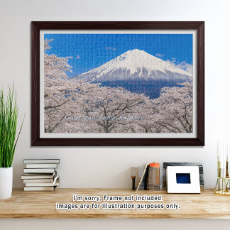Puzzle [1014] Mt.Fuji – A White Peak Floating in Blossoms