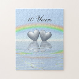 Puzzle 10.º Aniversario de los Corazones Tin