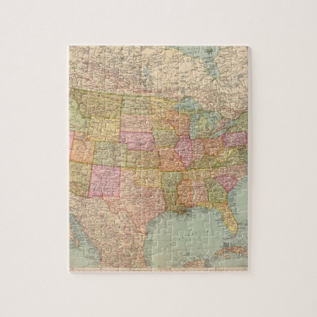 Puzzle 12728 Estados Unidos (Vertical)