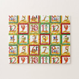 Puzzle 12 días de Navidades