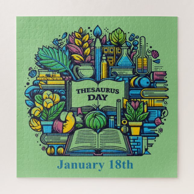 Puzzle 18 ene. - Día del Tesauro (Vertical)