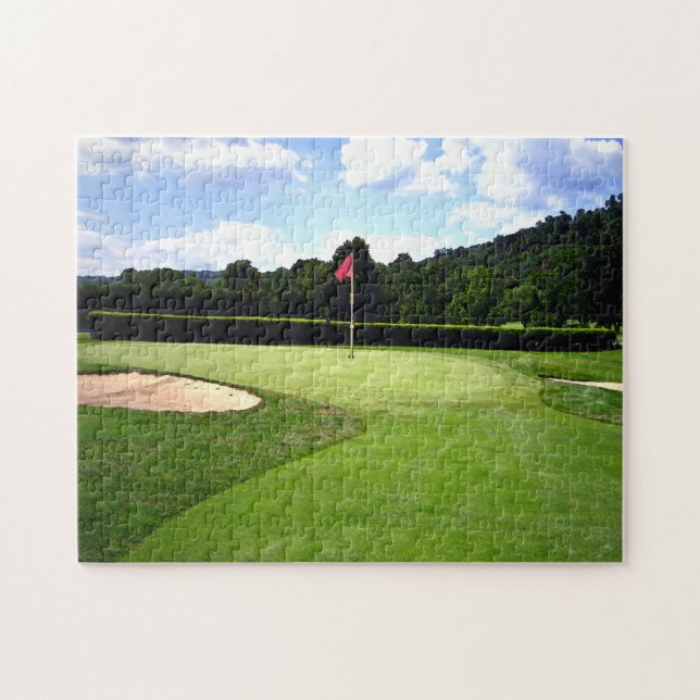 Puzzle 18th Hole Golf (Horizontal)