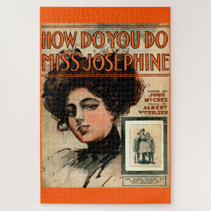 Puzzle 1909 Cómo se hace Miss Josephine partitura