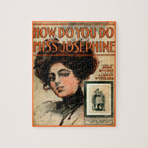 Puzzle 1909 Cómo se hace Miss Josephine partitura