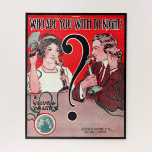 Puzzle 1911 ¿Quiénes son con la impresión de papel de hoj