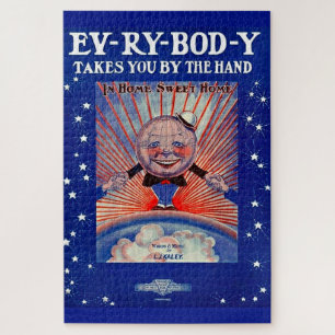 Puzzle 1919 Ev-Ry-Bod-Y te lleva por la música de hojas a