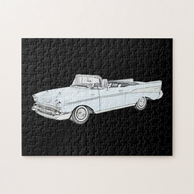 Puzzle 1957 Chevy Bel Air convertible (Horizontal)