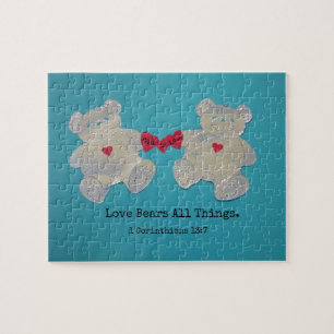 Puzzle 1 Corintios 13:7 El amor lleva todas las cosas.