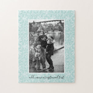 Puzzle 1 Foto con patrón de mosaico y texto para granjas