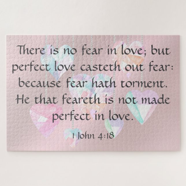 Puzzle 1 Juan 4:18 (Horizontal)