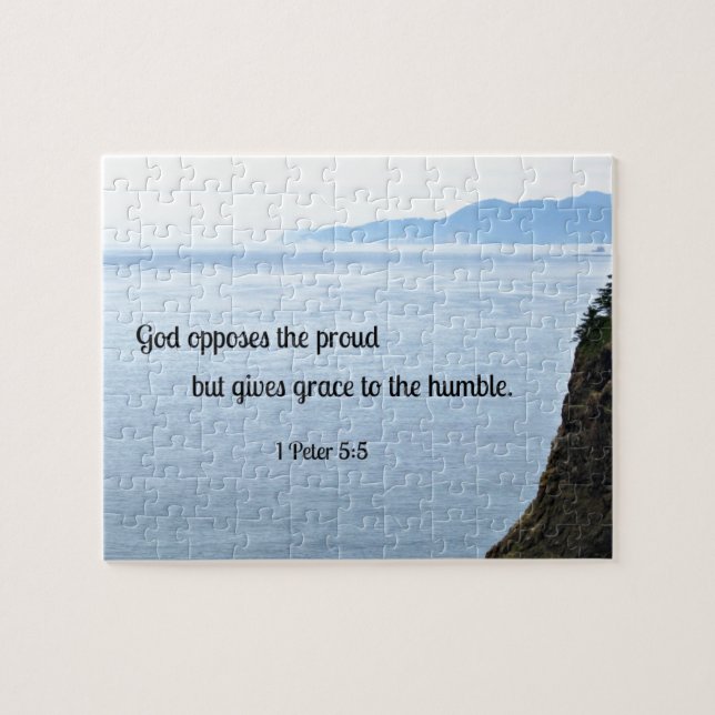 Puzzle 1 Pedro 5:5 Dios se opone al orgullo, pero da grac (Horizontal)