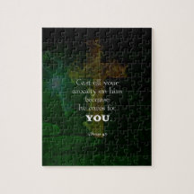 1 Peter 5:7 Aumentando la Biblia Verses Cita