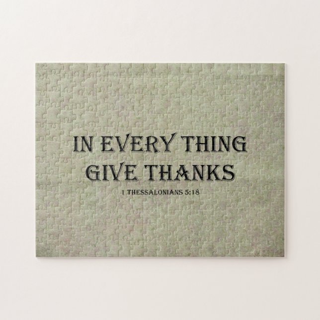 Puzzle 1 Tesalónica 5:18 (Horizontal)