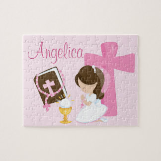 Puzzle 1r Chica conocido personalizado comunión del