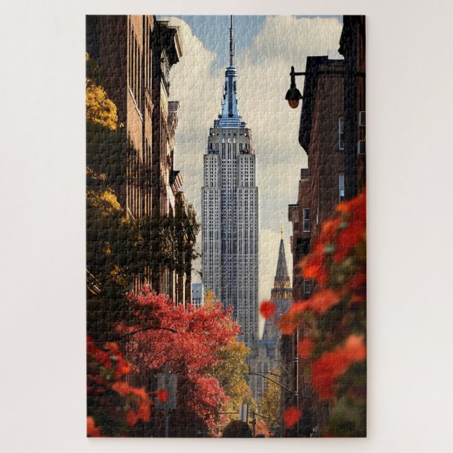 Puzzle 20" x 30", 1014 piezas Empire State Building  (Vertical)
