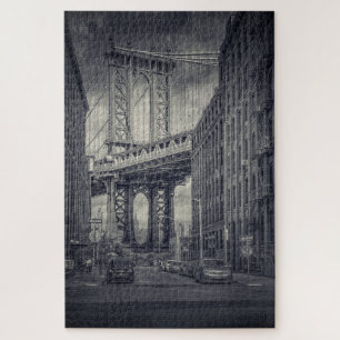 Puzzle 20" x 30", 1014 piezas Puente de Manhattan