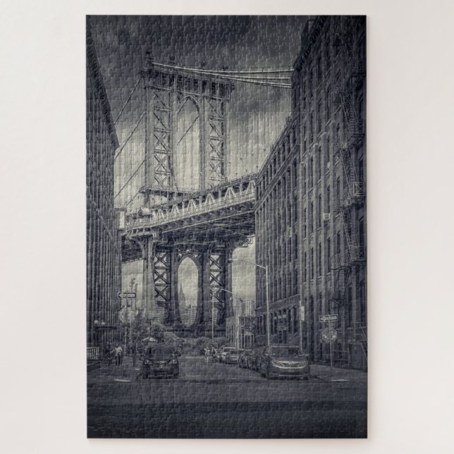 Puzzle 20" x 30", 1014 piezas Puente de Manhattan (Vertical)