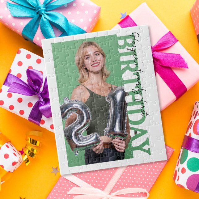 Puzzle 21st Birthday Photo college Party  (Subido por el creador)