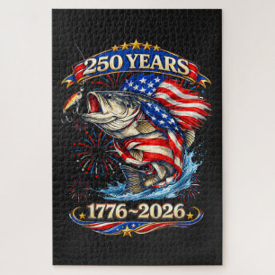 Puzzle 250 años 1776-2026 Pesca de truchas