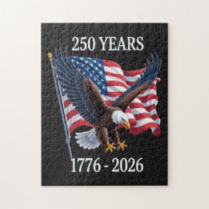 Puzzle 250 Años Aniversario Estados Unidos Bandera Americ