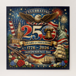 Puzzle 250 Años de Libertad (1776–2026)