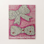 Puzzle 252 Piece Puzzlle<br><div class="desc">Sara’s art collection was inspired by her mother’s creativity and talent for choosing the perfect bow for every occasion and mood. Through her piece,  Sara celebrates that special influence with style,  color,  and self-expression.</div>