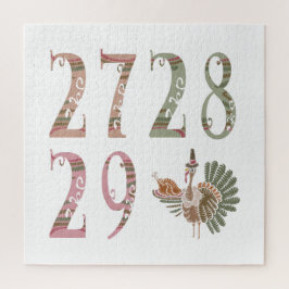 Puzzle 27 28 29 Turkey | Community Sharing of Blessings