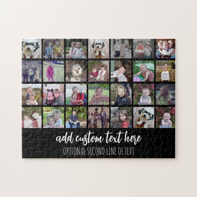 Puzzle 28 cuadrícula de Collage de fotos - 2 cuadros de t (Horizontal)