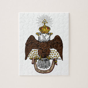 Puzzle 33ro Rito escocés Brown Eagle del grado