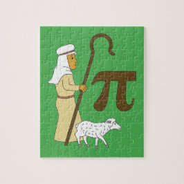 Puzzle 3.14 Chiste de matemáticas divertidas de Pastor Pi