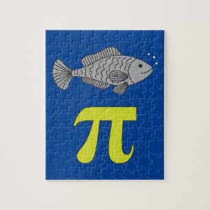 Puzzle 3.14 Chiste de matemáticas divertidas Fish Pie Pi 