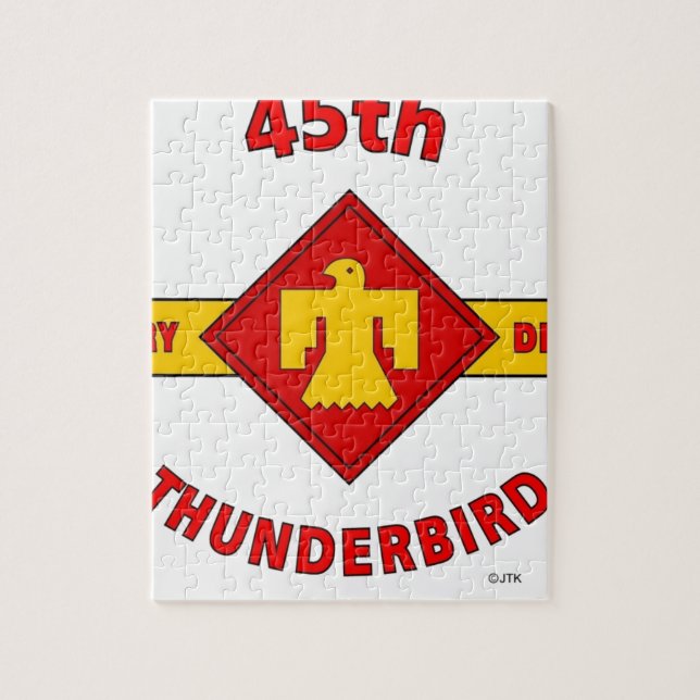 Puzzle 45.o DIVISIÓN de INFANTERÍA "THUNDEBIRD " (Vertical)