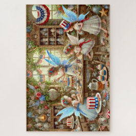Puzzle 4th of July Fairy Bakery Patriotic Tea Party