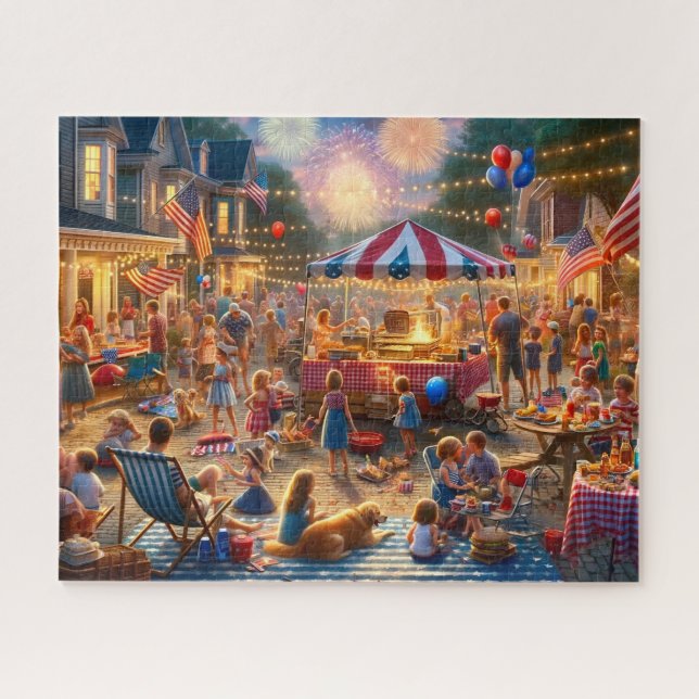 Puzzle 4th of July Independence Day Celebration (Horizontal)