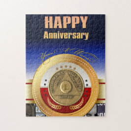 Puzzle 50 años de la moneda de 50 años que eres ganadora