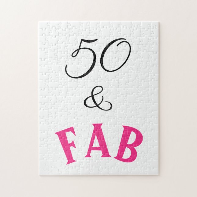 Puzzle 50 & Fab Fabulous (Vertical)